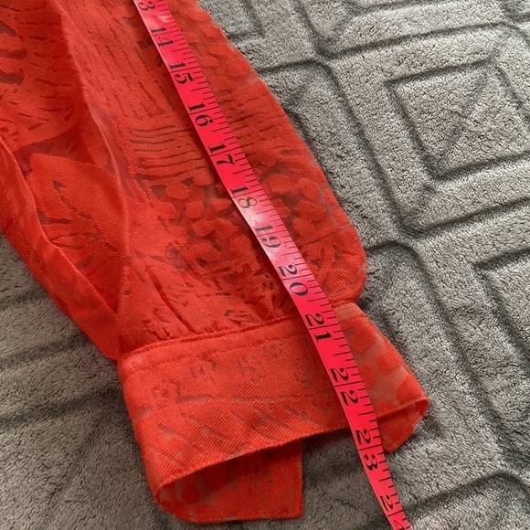 Coldwater creek Tropical Burnout top size XS - Picture 8 of 8